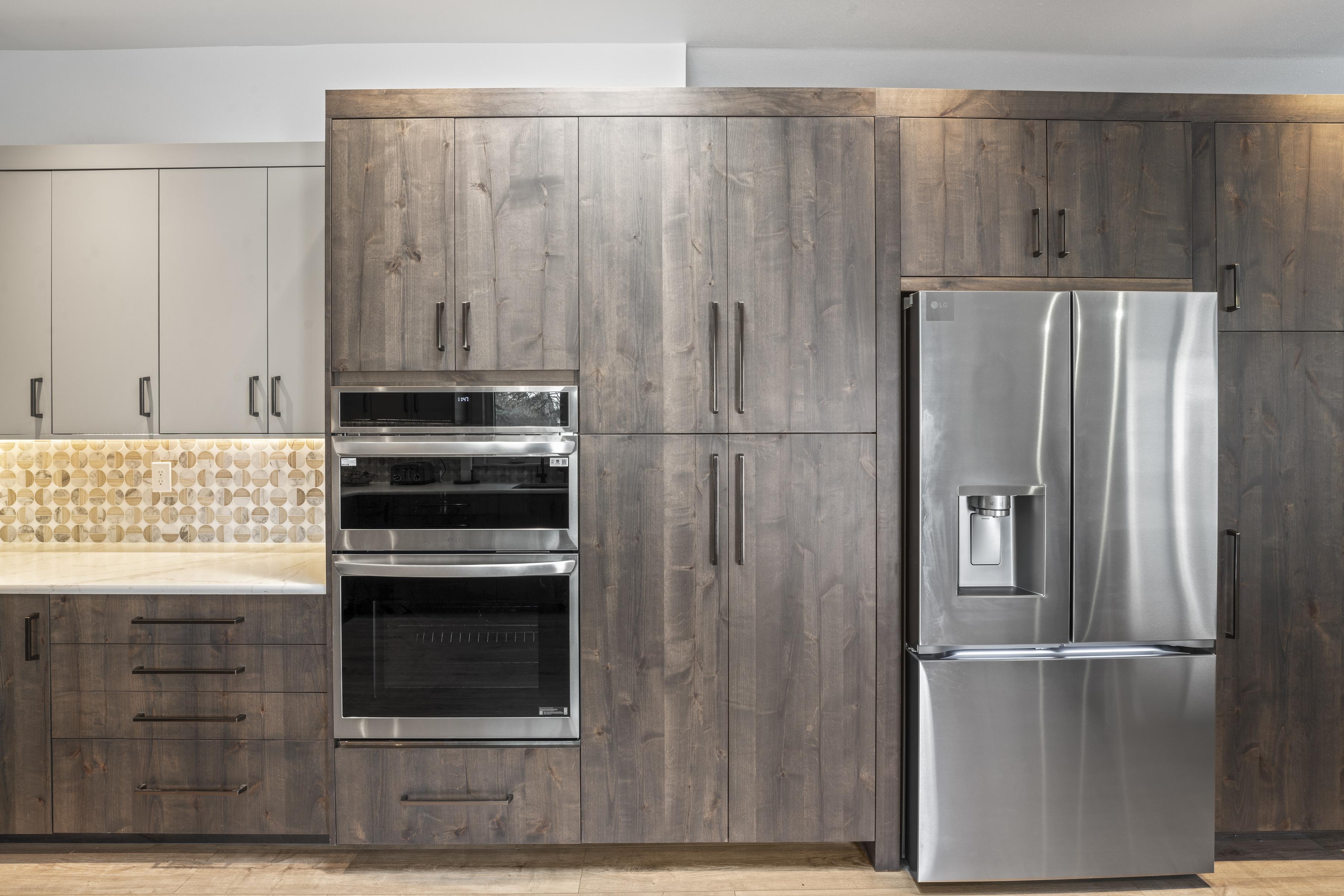 Bluebird Home kitchen cabinetry and countertop detail